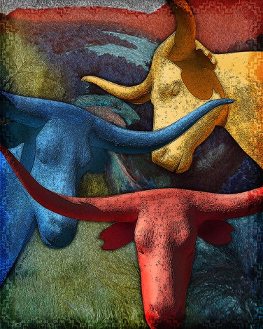 Asman_ByTheHorn_20x16